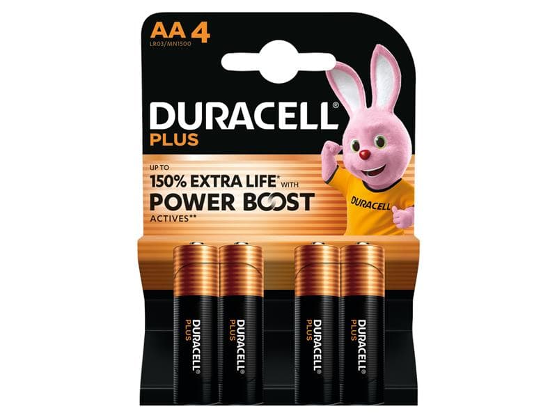 Duracell S30943 Aa Cell Plus With Power Boost Batteries (Pack 4)
