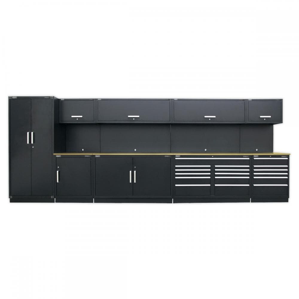 Sealey APMSOAK Premier 5.6M Storage System - Oak Worktop
