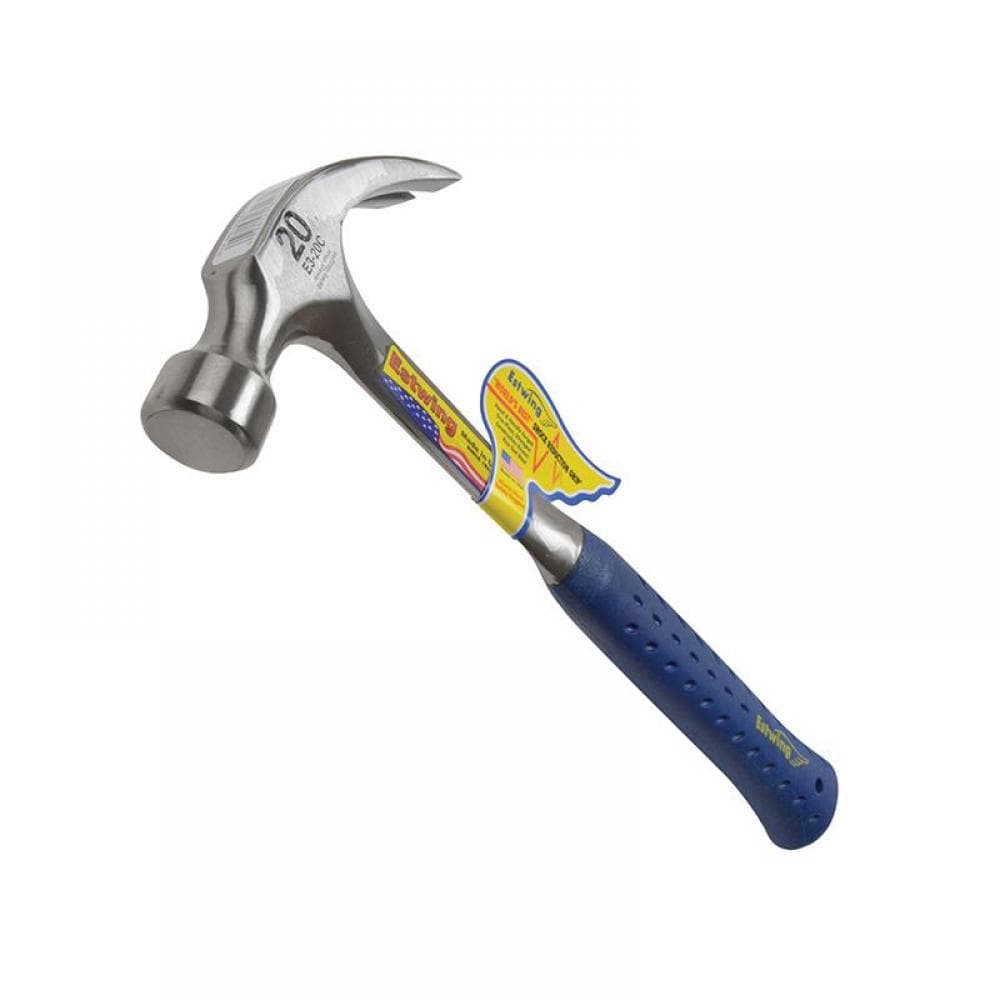 Estwing E3/20C E3/20C Curved Claw Hammer - Vinyl Grip 560G (20Oz)