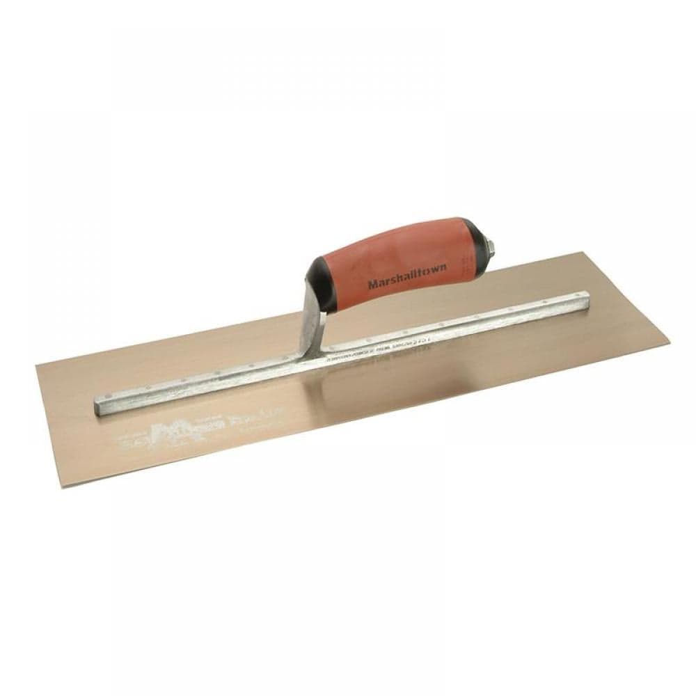 Marshalltown MPB165GSD Mpb165Gsd Pre-Worn Permashape® Finishing Gold S/S Trowel Durasoft® 16 X 5In