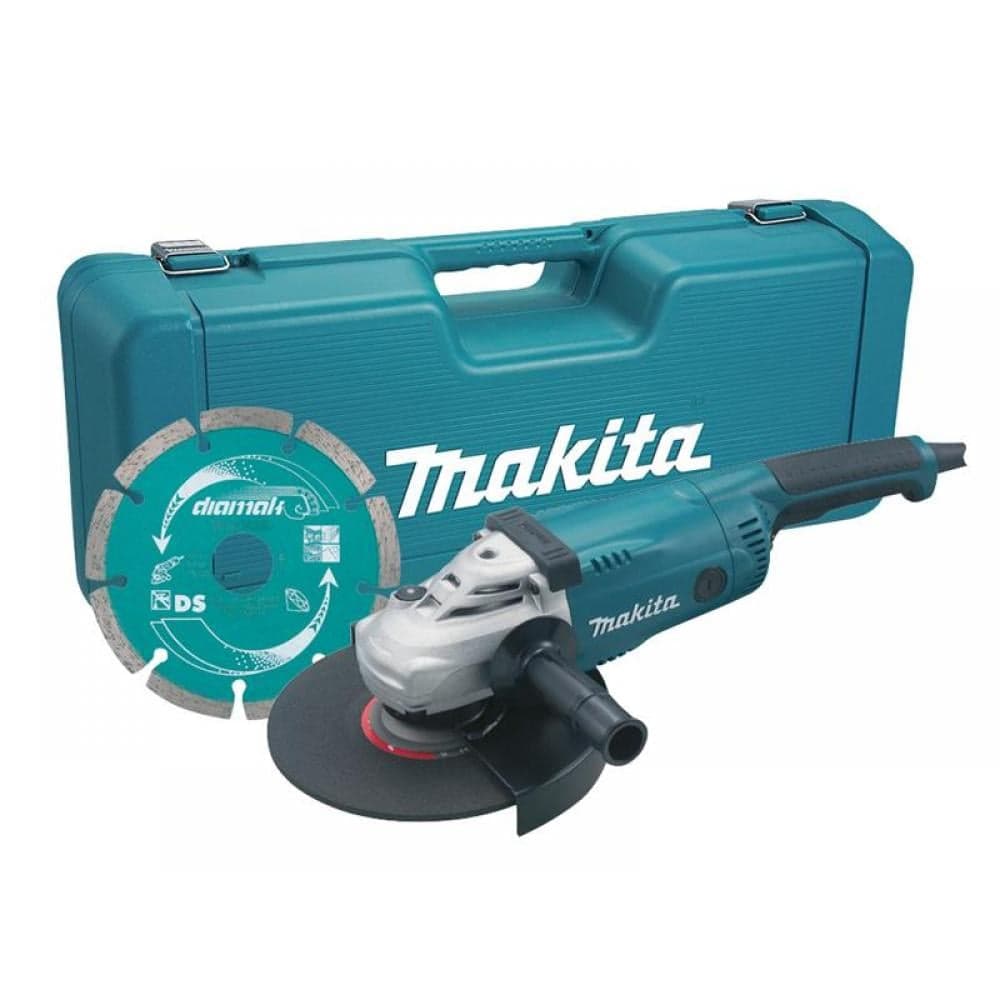 Makita GA9020KD/2 Ga9020Kd 230Mm Angle Grinder With Case & Diamond Wheel 2000W 240V
