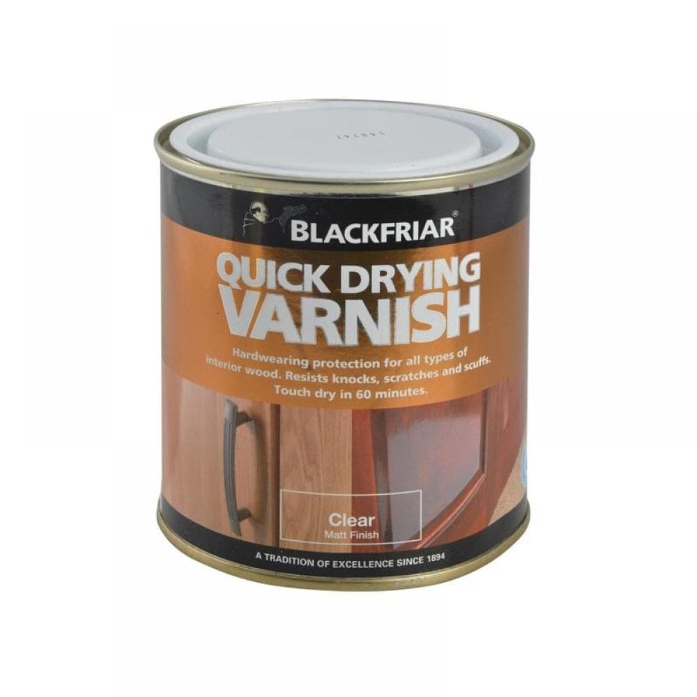 Blackfriar BF0270003F1 Quick Drying Duratough Interior Varnish Clear Matt 250Ml