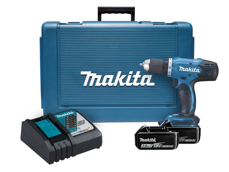 Makita DDF453RFE 18V Lxt Drill Driver with 2 x 3.0AH Batteries