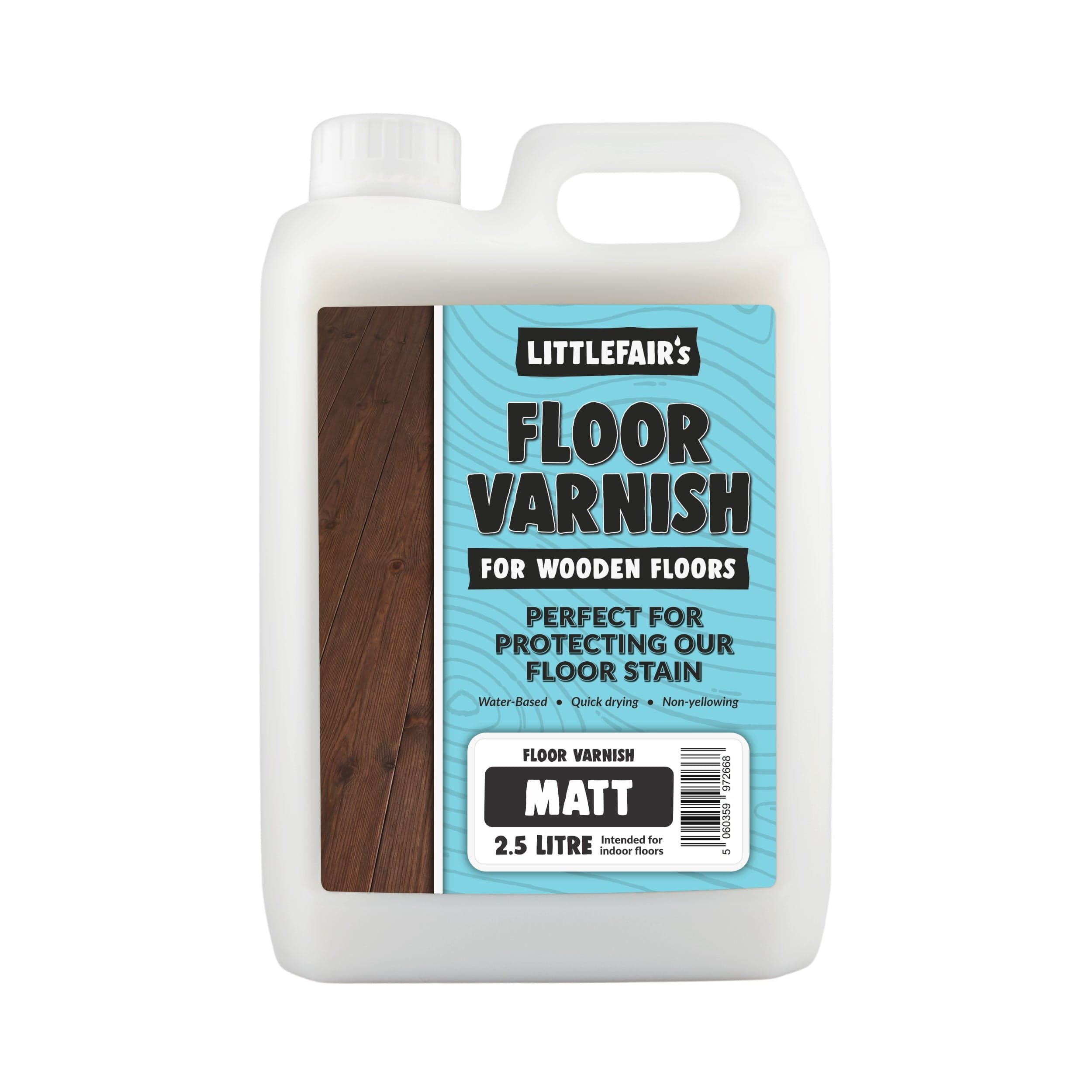 Water-Based Wood Floor Varnish - Matt/Satin/Gloss