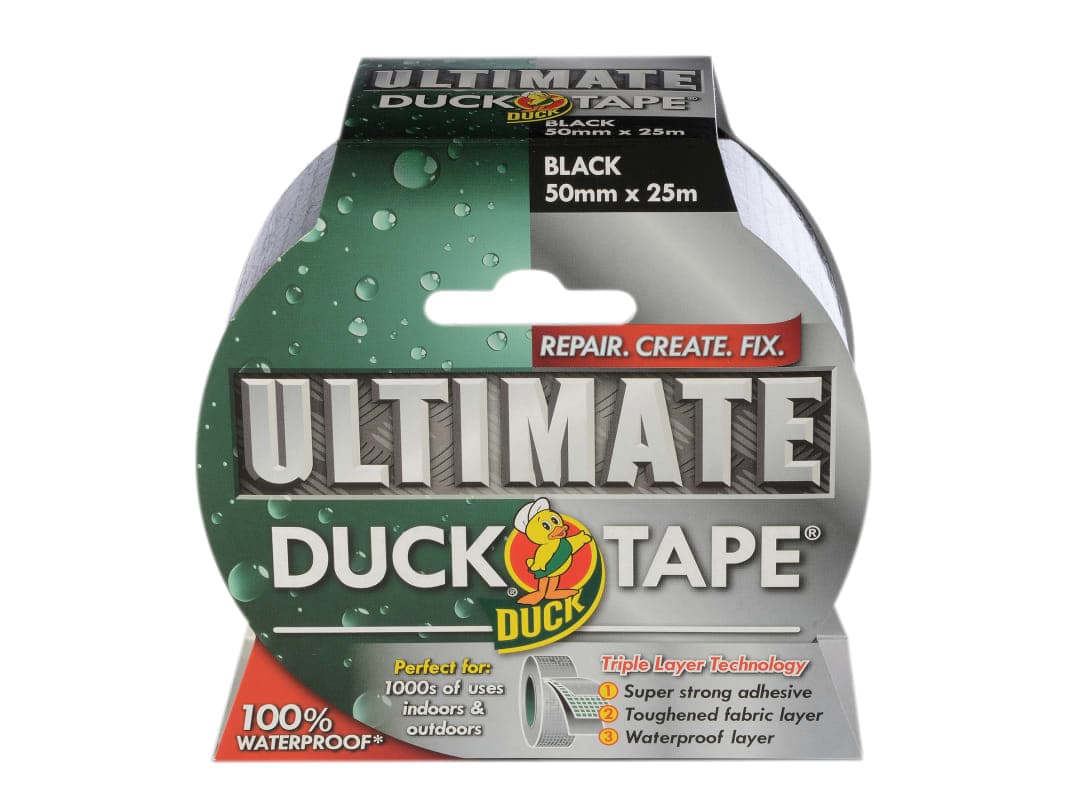 Shurtape Ultimate Tape Black 50mm x 25m 232152 232152