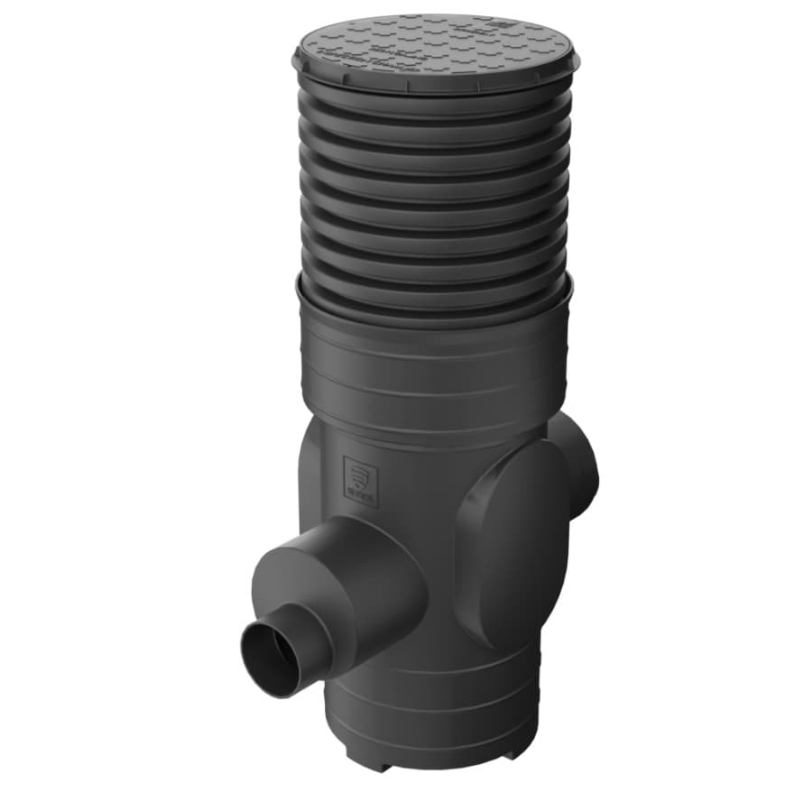 SiltGuard Silt Trap Heavy Duty with Filter And Lid - 2000mm Deep x 450mm Diameter with 160mm Outlets