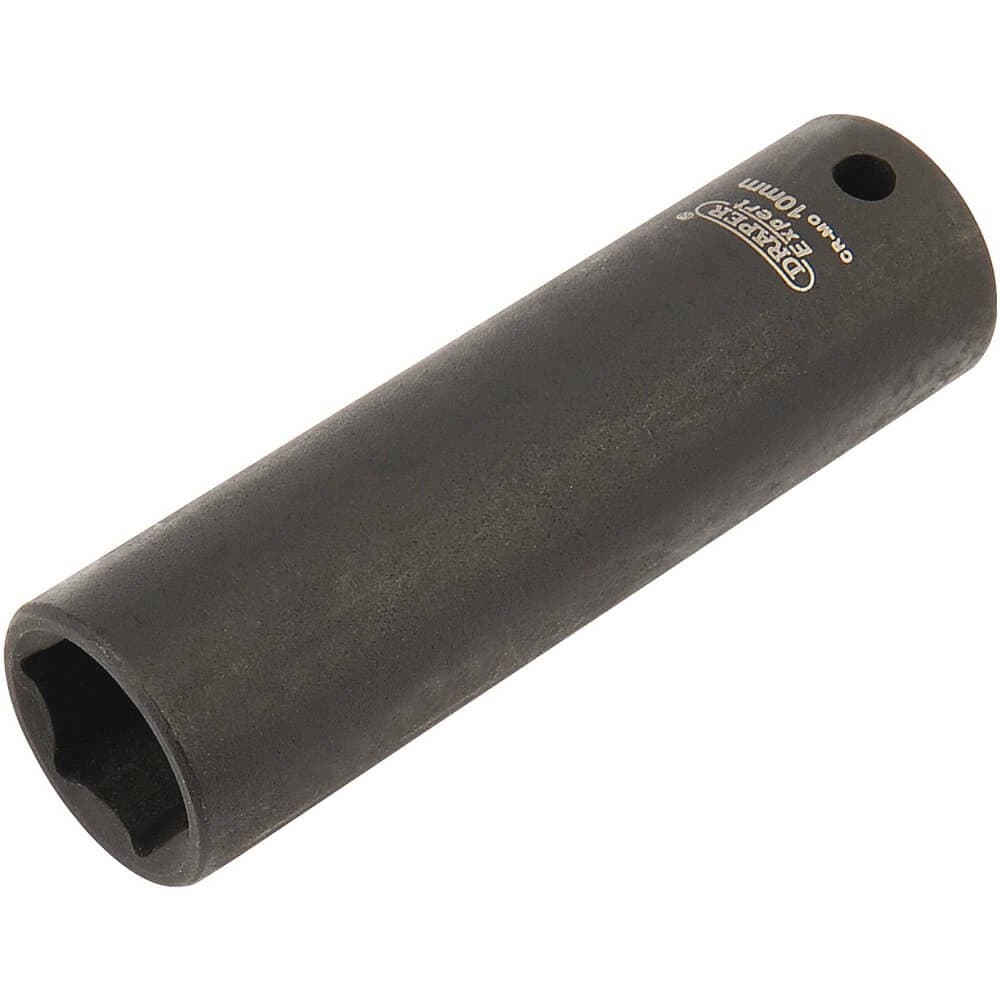 Draper Expert 05188 Expert Hi-Torq® 6 Point Deep Impact Socket 1/4in Sq. Dr. 10Mm each