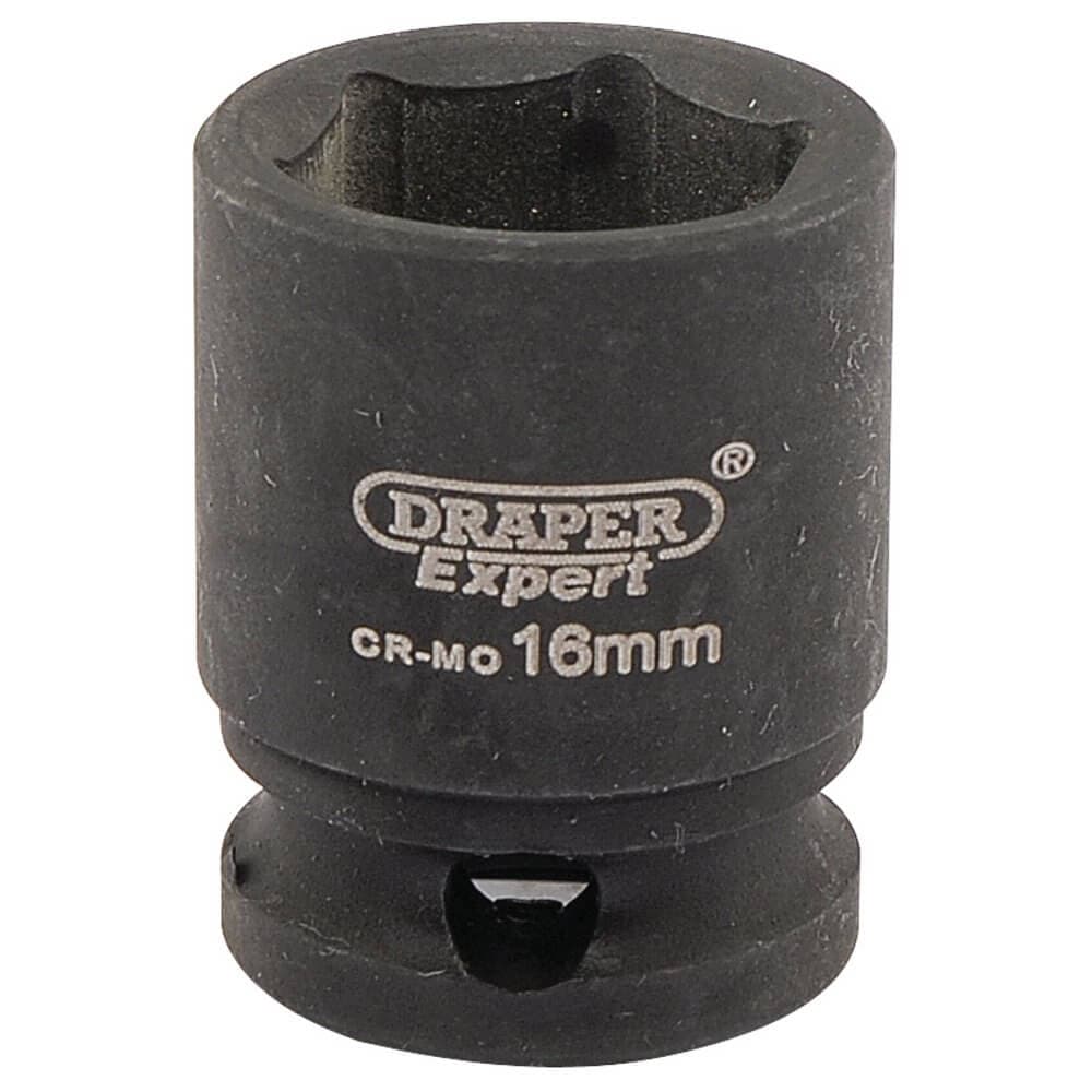 Draper Expert 06876 Expert Hi-Torq® 6 Point Impact Socket 3/8in Sq. Dr. 16Mm each