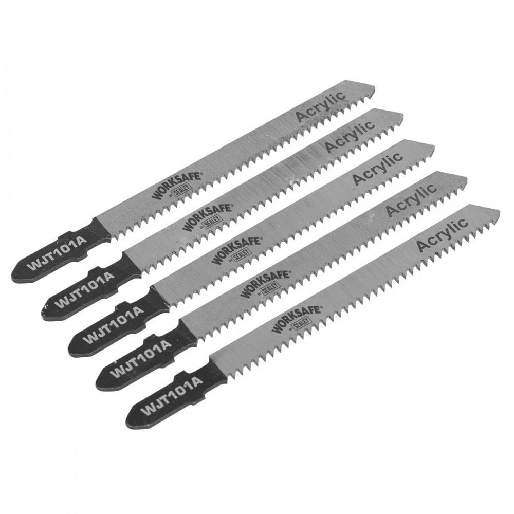 Sealey WJT101A Jigsaw Blade Metal 75Mm 12Tpi - Pack Of 5