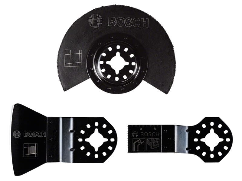 Bosch Powertool Accessories 2608662342 Basic Tile Set For Multi-Tools 3 Piece