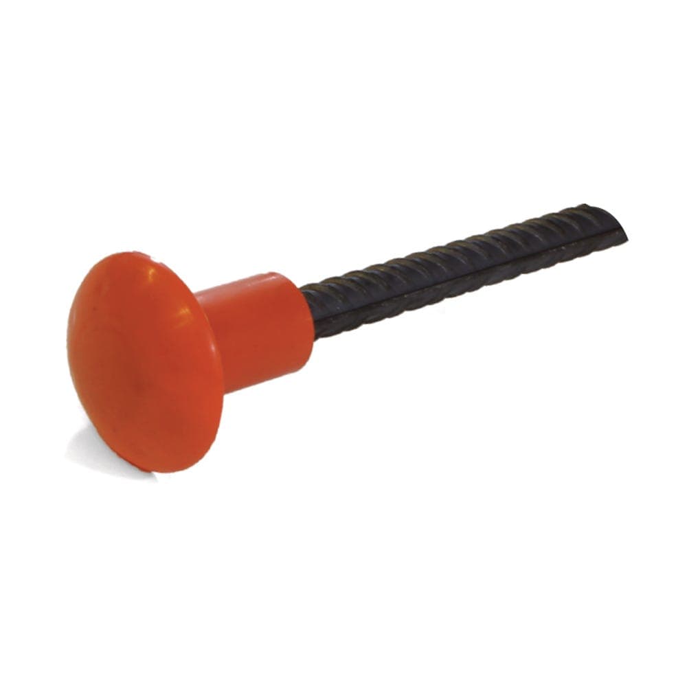 Small Rebar Identification End Caps Orange 16mm-32mm RSEC1632 - Pack of 250