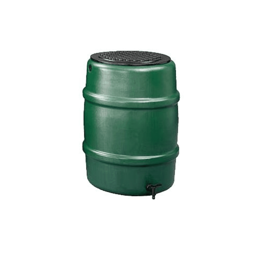 Small 114L Standard Water Butt Barrel Green Straights Manufacturing