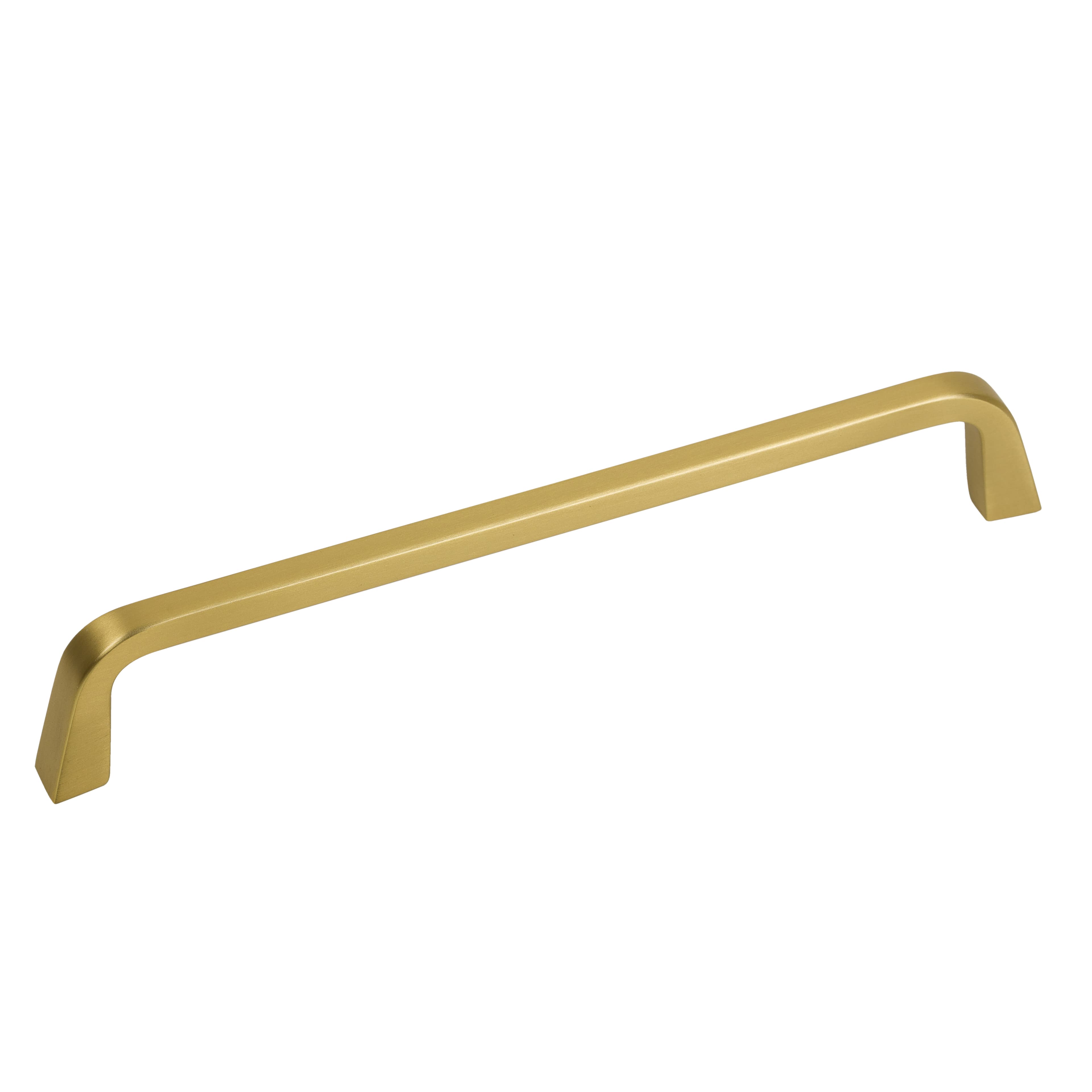Hafele Slim U Pull Handle Brushed Gold 160mm Centre