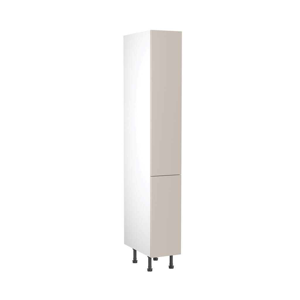 Flatpack 300 Larder Cabinet Slab Super Gloss Light Grey