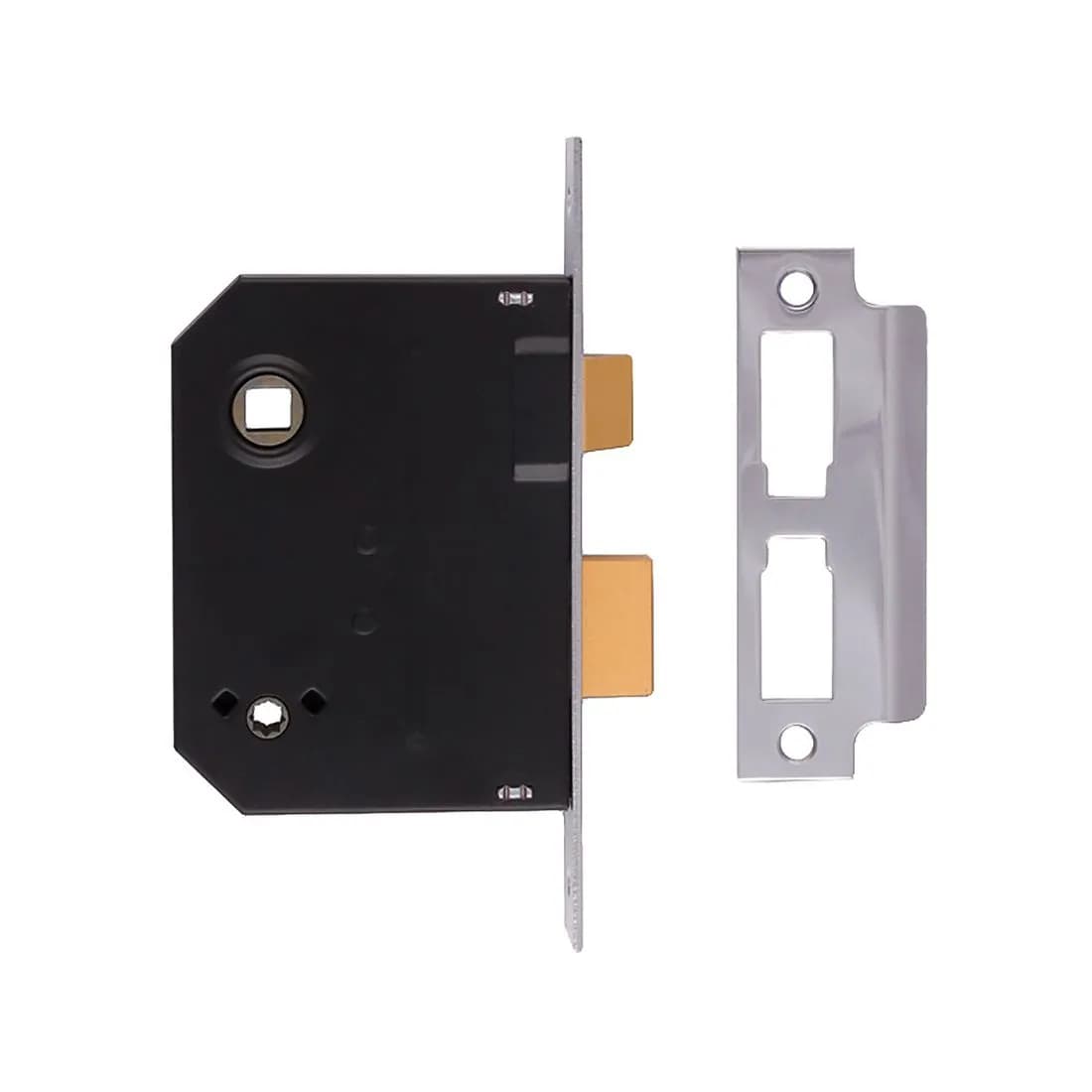 Union Bathroom Mortice Lock Y2294 Brass 76Mm