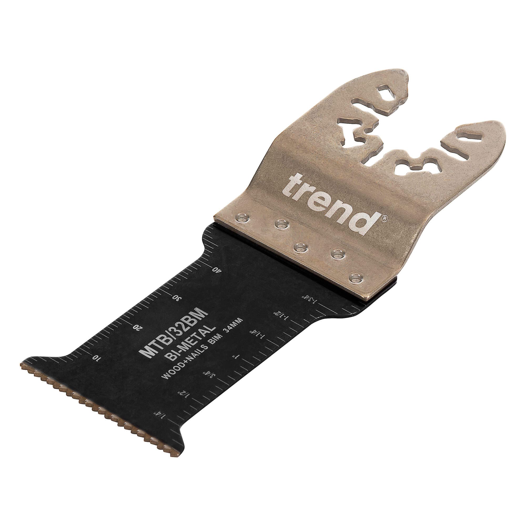Trend Universal 34Mm Fine Tooth Bi-Metal Multi-Tool Blades 5 Pack Pk 5 MTB/32BM