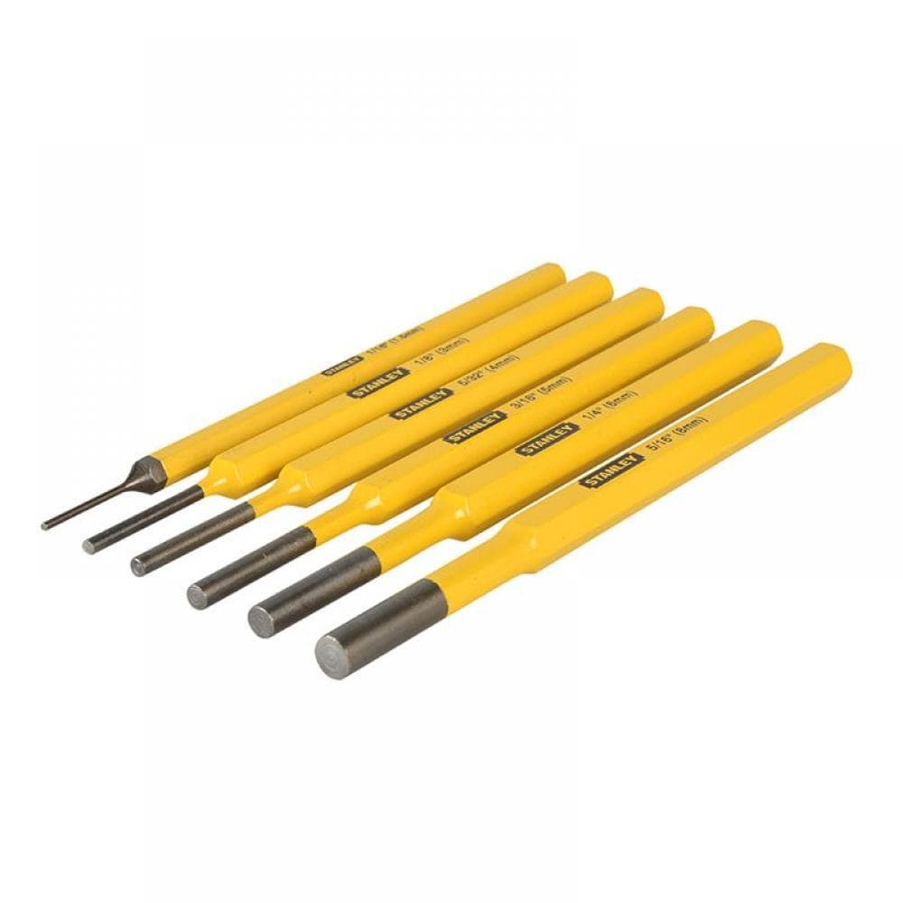 Stanley® 4-18-226 Parallel Pin Punch Set 6 Piece