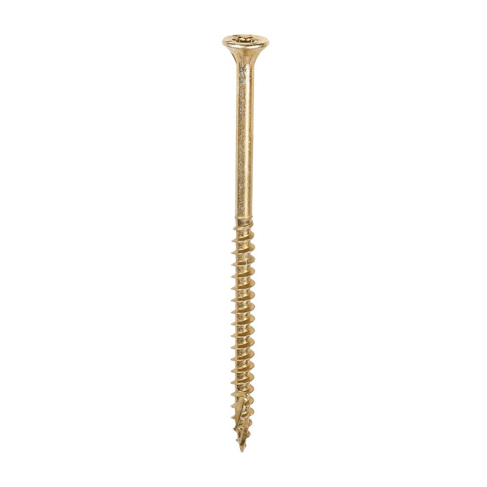 Timco 40070C2C C2 Clamp-Fix Multi-Purpose Premium Screws - Tx - Double Countersunk - Yellow 4.0 X 70 Box 200