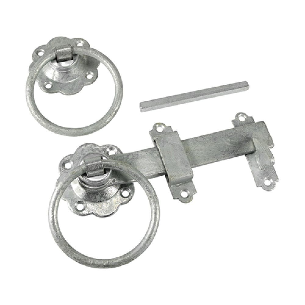 Timco RGL6GB Ring Gate Latch - Plain - Hot Dipped Galvanised 6in Plain Bag 1