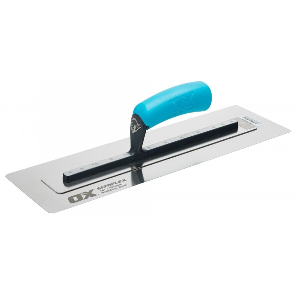 Ox Tools OX-P532516 Ox Pro Semi Flex Stainless Steel Trowel 16In / 405 X 125 Mm EA