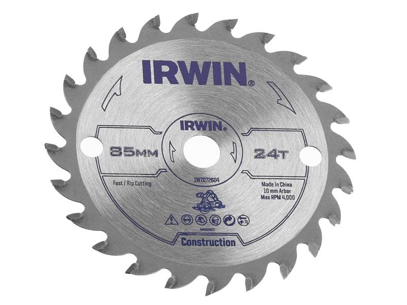 Irwin® IW7072604 General Purpose Saw Blade 85 X 10Mm X 24T Atb
