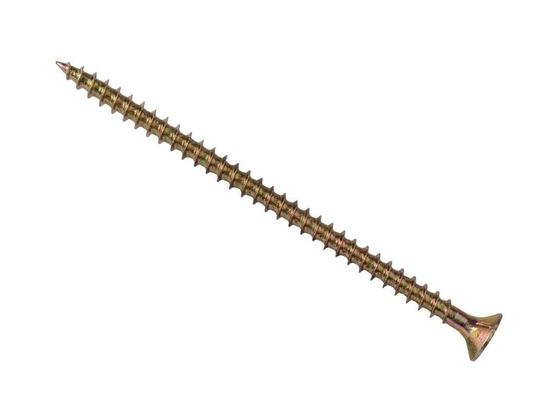 Fandf MPS440YT Multi-Purpose Screw - Zinc Yellow Passivated 4.0 X 40Mm (Tub Of 1200)