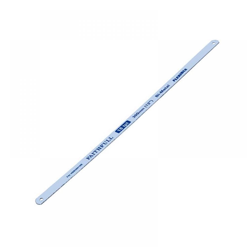Faithfull Hacksaw Blades 300Mm (12In) X 18 Tpi (Pack 2)