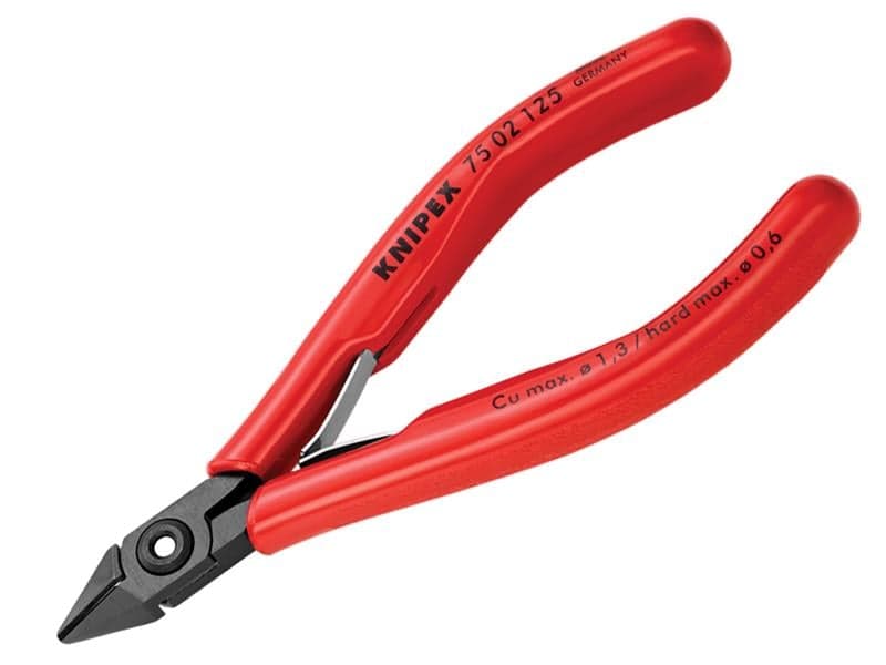 Knipex 75 02 125 SB Electronics Diagonal Cutter Pvc Grip 125Mm