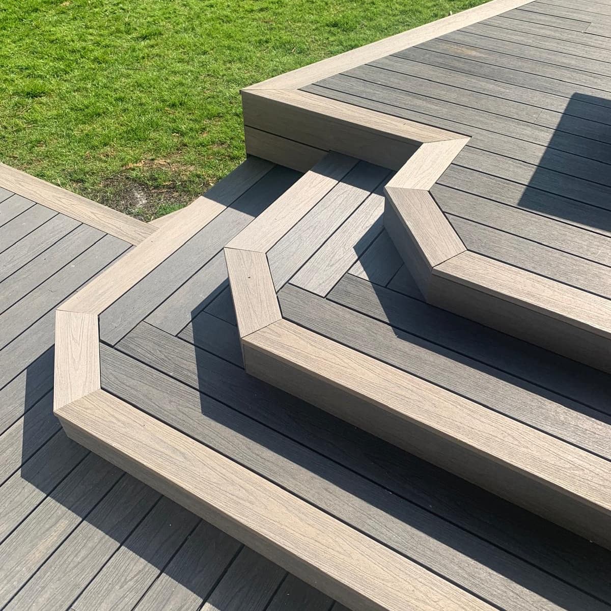 Talasey Terrafuzion Composite Decking Sandstone/Island Mist 23mm x 140mm x 3600mm