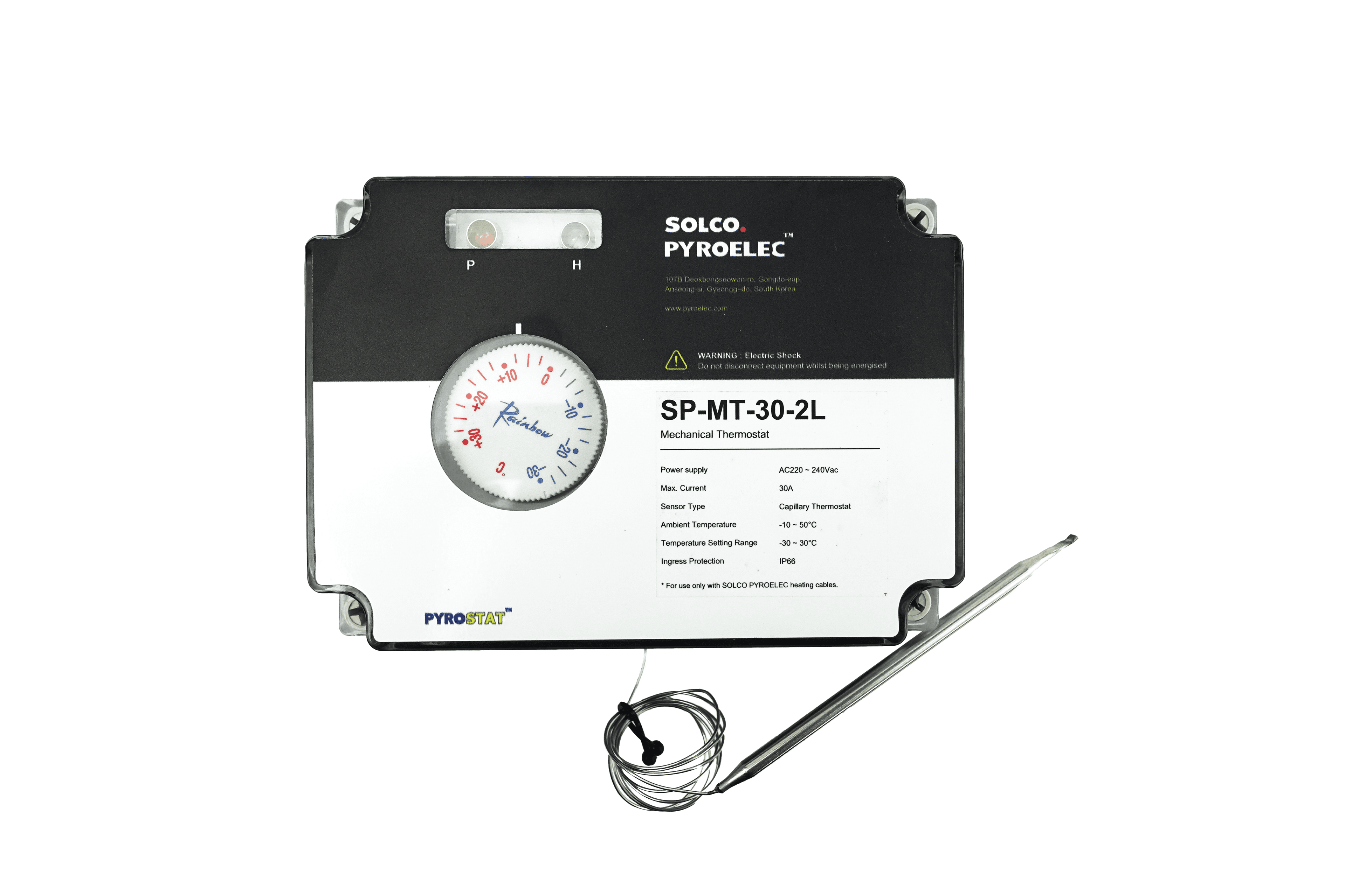 Solco Pyroelec SP-MT-30 Mechanical Temperature Controller