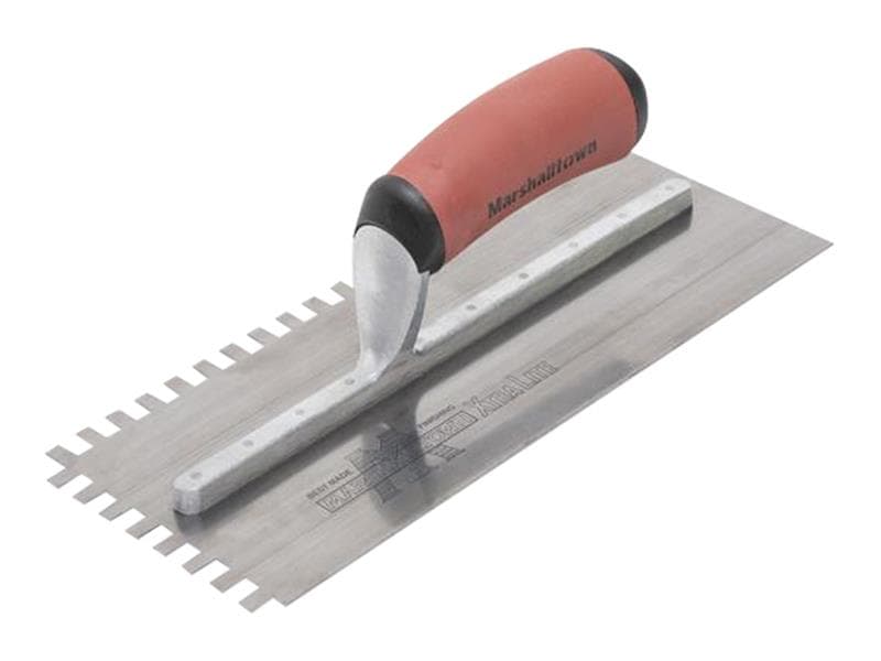 Marshalltown M5779SSDXH 10Mm Stainless Steel Square Notched Trowel Durasoft® Handle