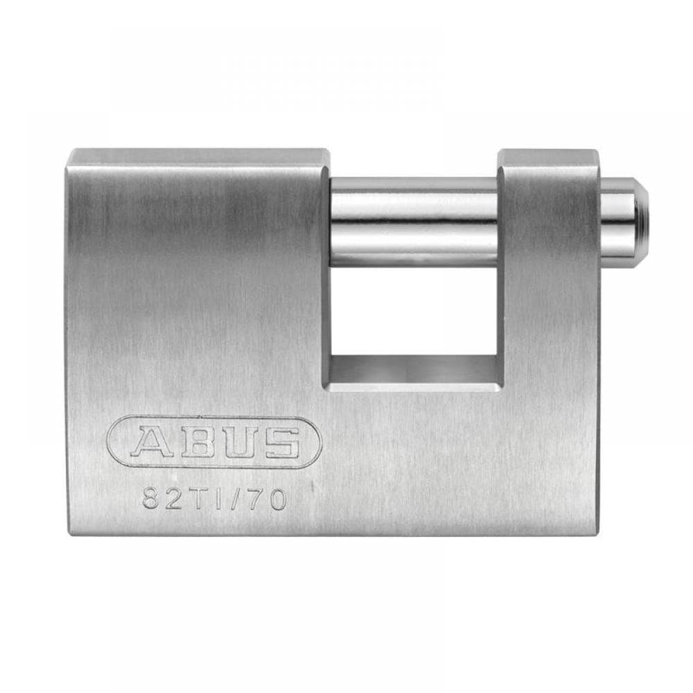 Abus Mechanical 24674 82Ti/70Mm Titalium™ Shutter Padlock Keyed Alike Ka8518