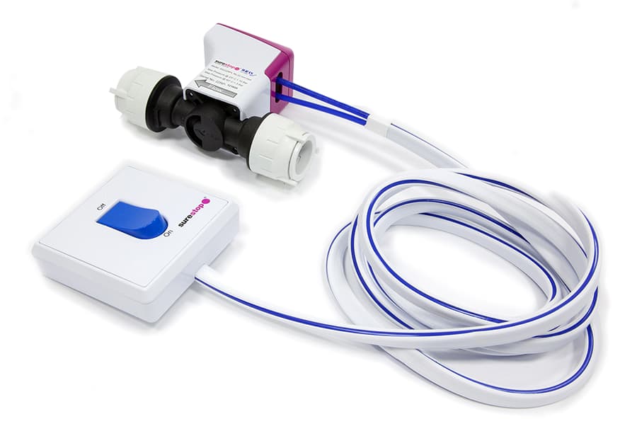 Surestop Pushfit Stopcock With 2M Remote Switch 22 SSREM22