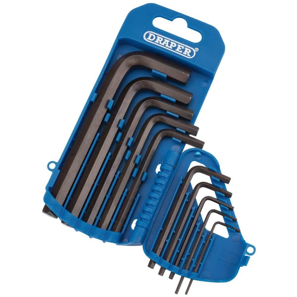 Draper 33688 Imperial Hexagon Key Set With Storage Holder (10 Piece) per set