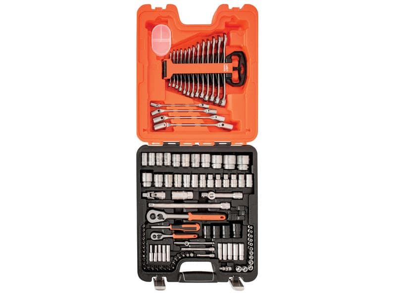 Bahco S106 S106 1/4In &1/2In Drivesocket & Spanner Set 106 Piece
