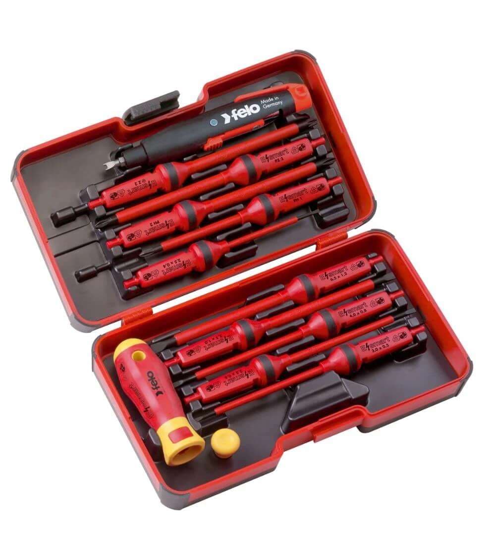 Felo FE06391316 Xl-Strongbox E-Smart Vde Industry 14-Pcs. Sl/Ph/Pz/Z/Sp/Sq/Bh
