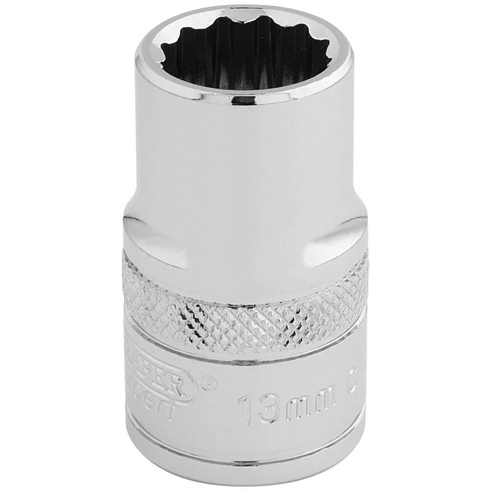 Draper Expert 33105 Hi-Torq® 12 Point Socket 1/2in Sq. Dr. 13Mm each