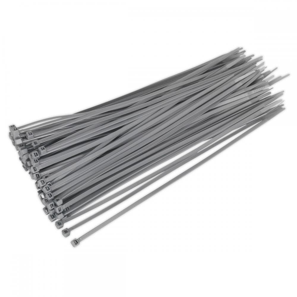 Sealey CT30048P100S Cable Tie 300 X 4.4Mm Silver Pack Of 100
