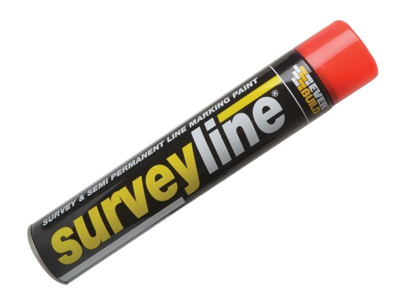 Everbuild Sika 490213 Survey Line® Marker Spray Red 700Ml