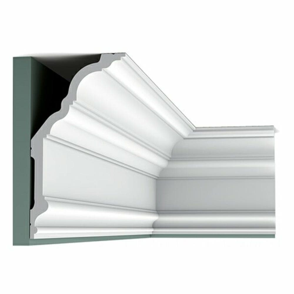 C340 Plastic Coving 200cm x 25.6cm x 13.5cm