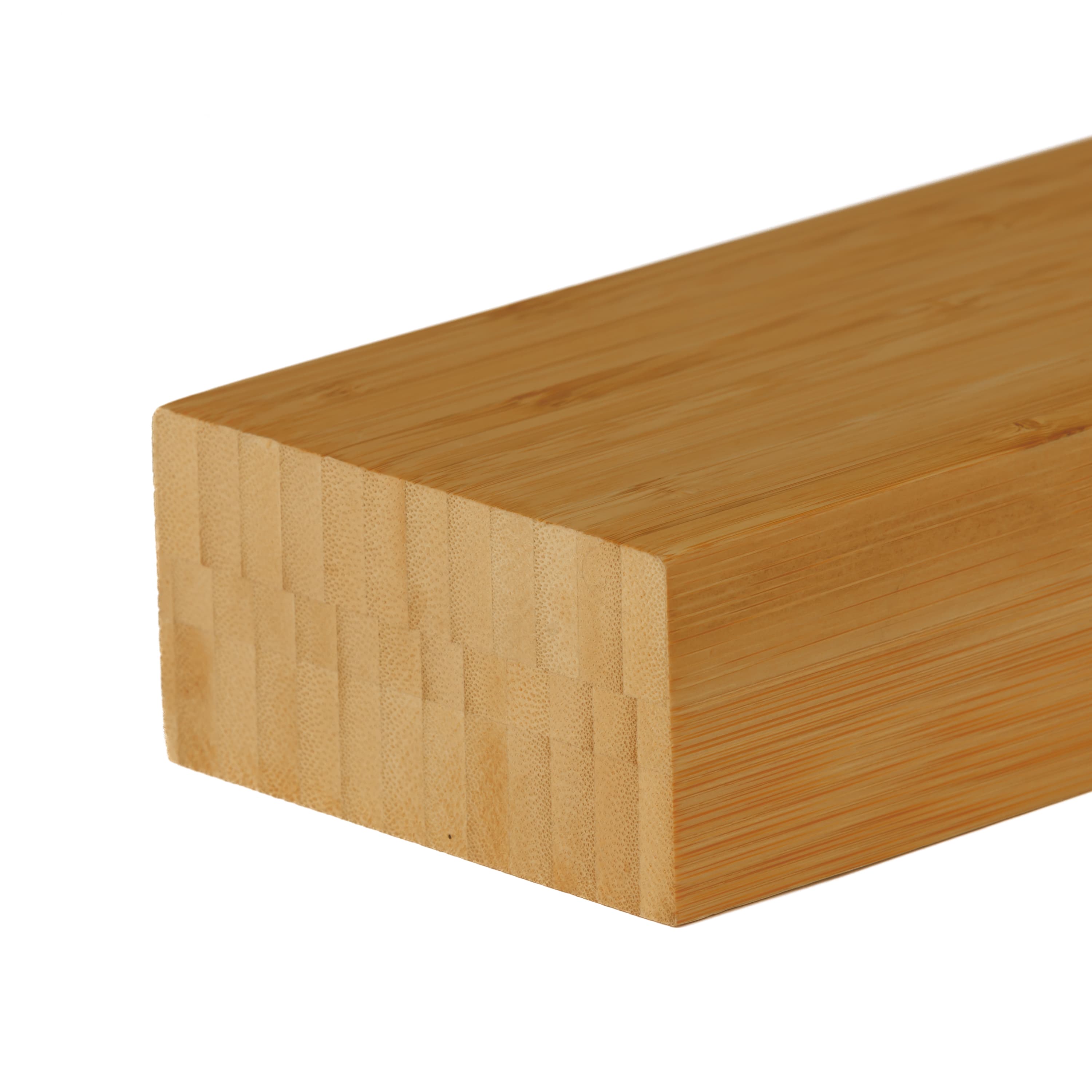 Flair Stairs Bamboo Square Half Newel Post - 90 x 45 x 1.5m Dark