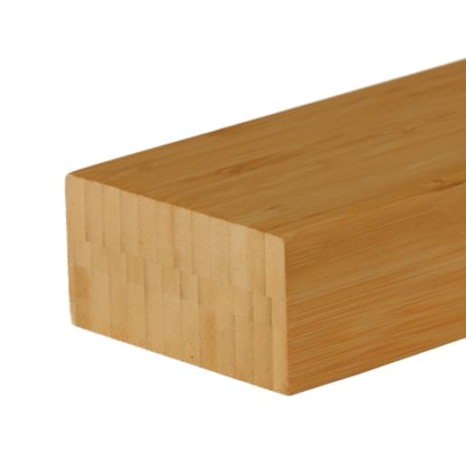 Flair Stairs Bamboo Square Half Newel Post - 90 x 45 x 1.5m Dark