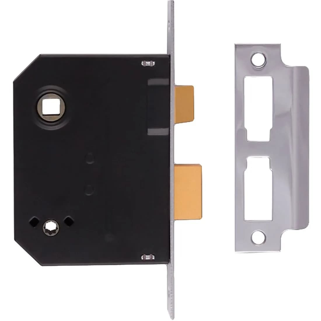 Union Bathroom Mortice Lock Y2294 Chrome 63Mm