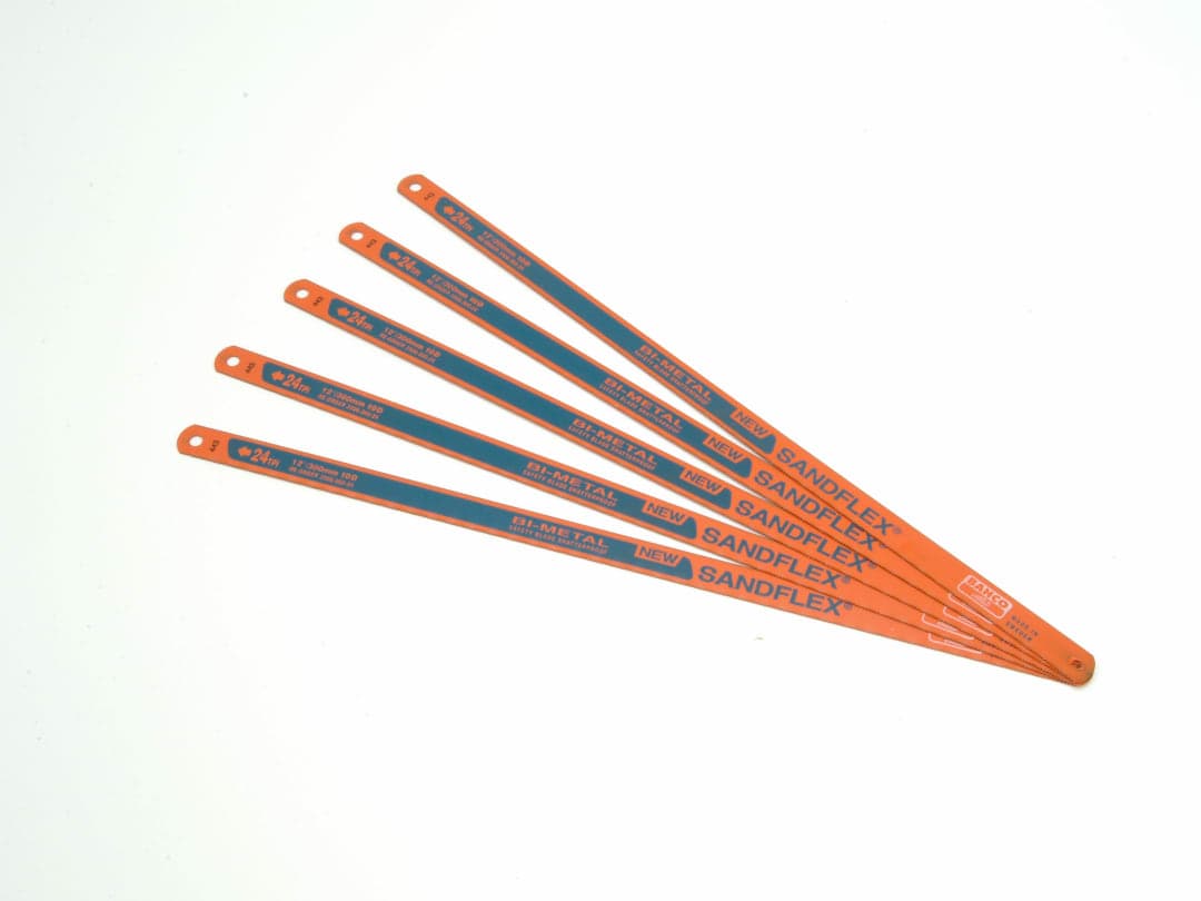 Bahco 3906 Sandflex® Hacksaw Blades 300mm (12in) x 24 TPI (Pack 5) 3906-300-24-5P