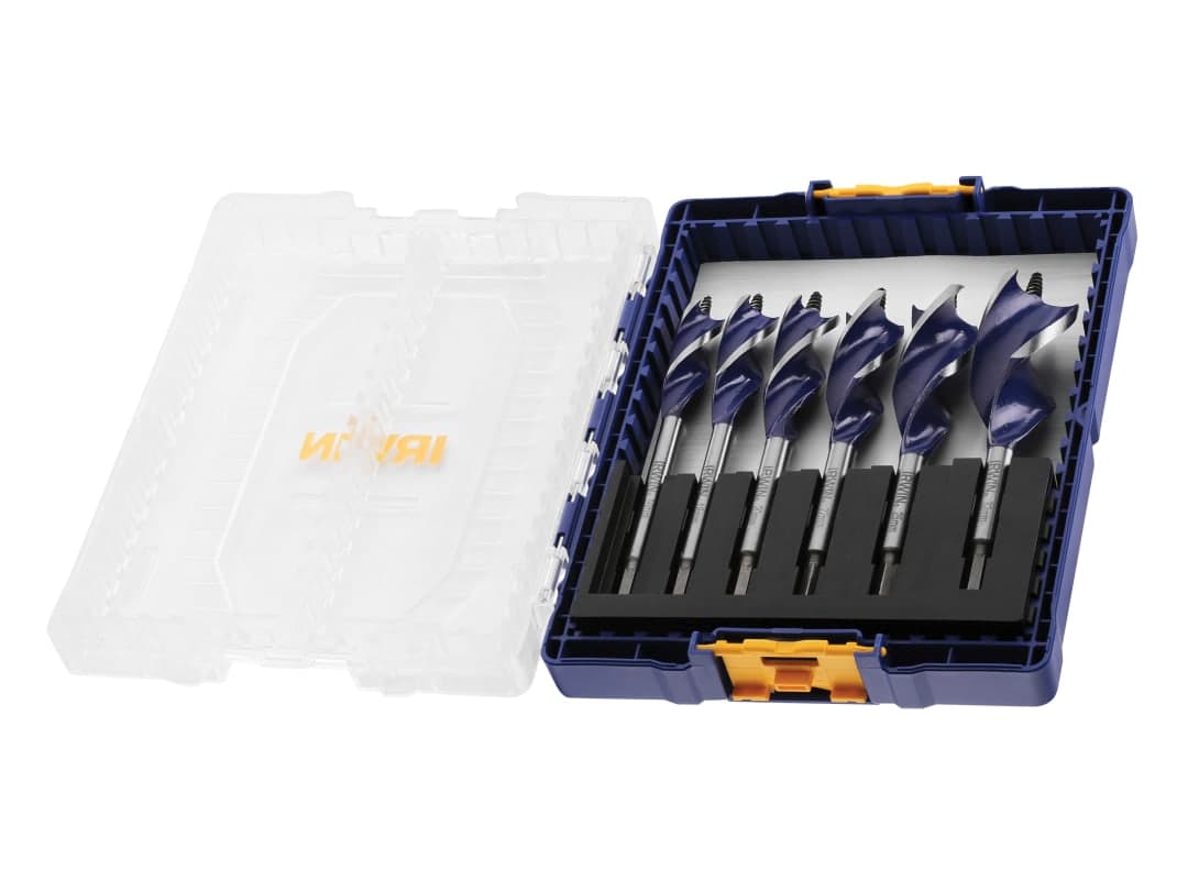 Irwin IRWIN® Blue Groove 6X Wood Bit Set, 6 Piece IW4042202
