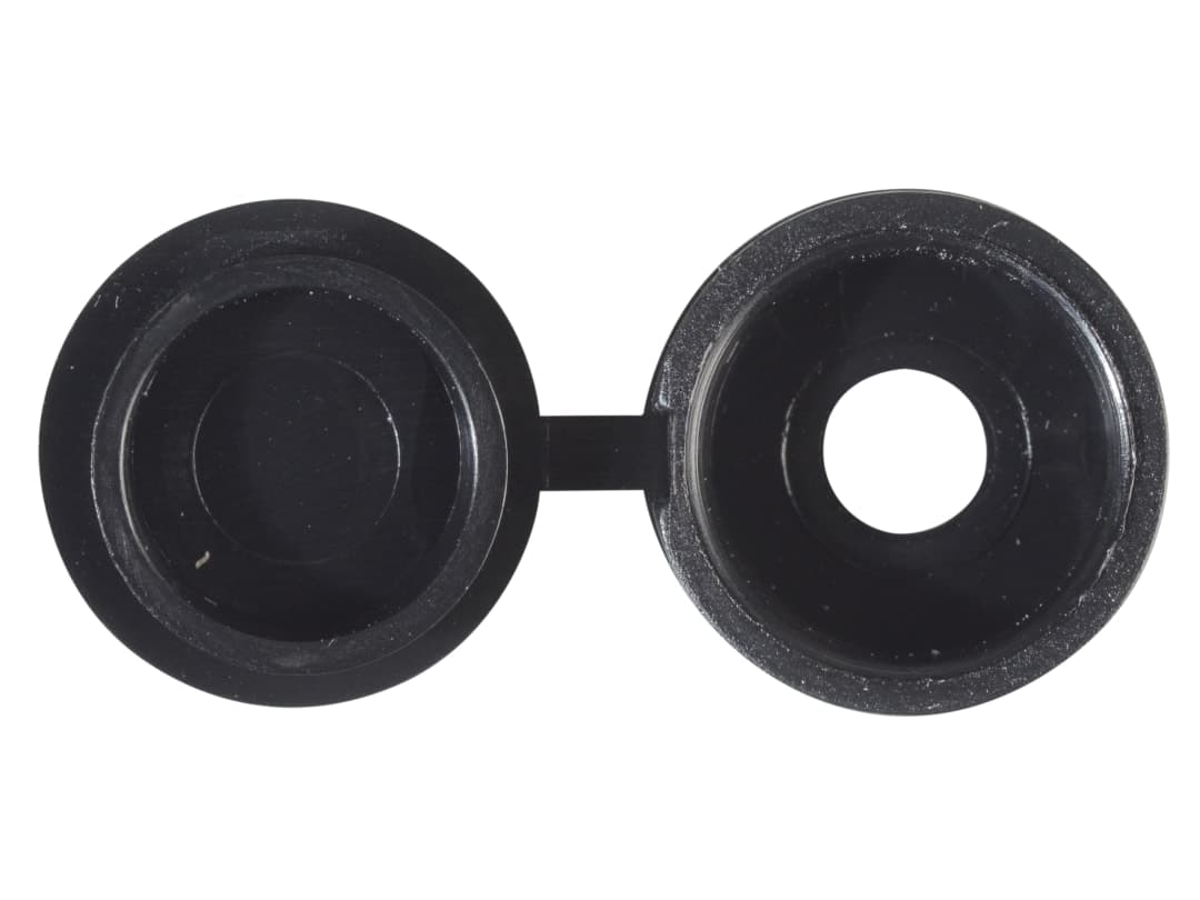 ForgeFix Hinged Cover Cap Black No. 6-8 Bag 100 100HCC2