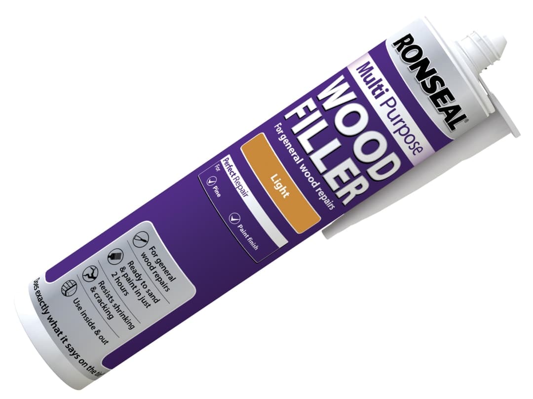 Ronseal Multipurpose Wood Filler Cartridge Light 310ml 33366