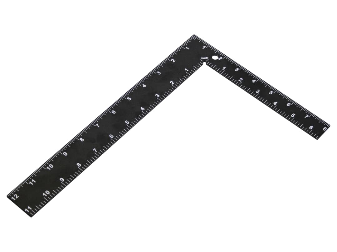 Faithfull Black Steel Roofing Square 200 x 300mm (8 x 12in) FAICS300200