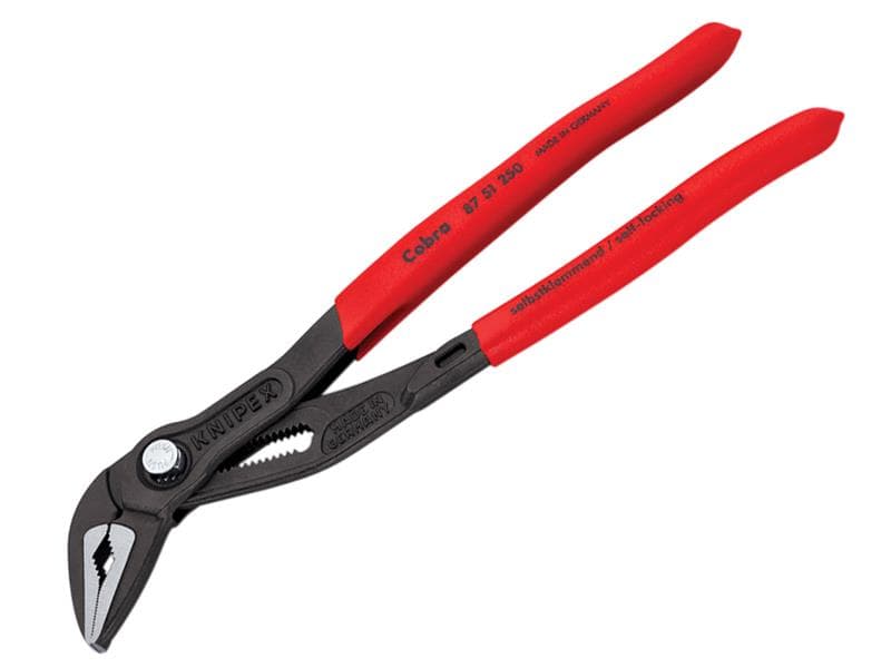 Knipex 87 51 250 SB Cobra® Es Extra Slim Water Pump Pliers Pvc Grip 250Mm