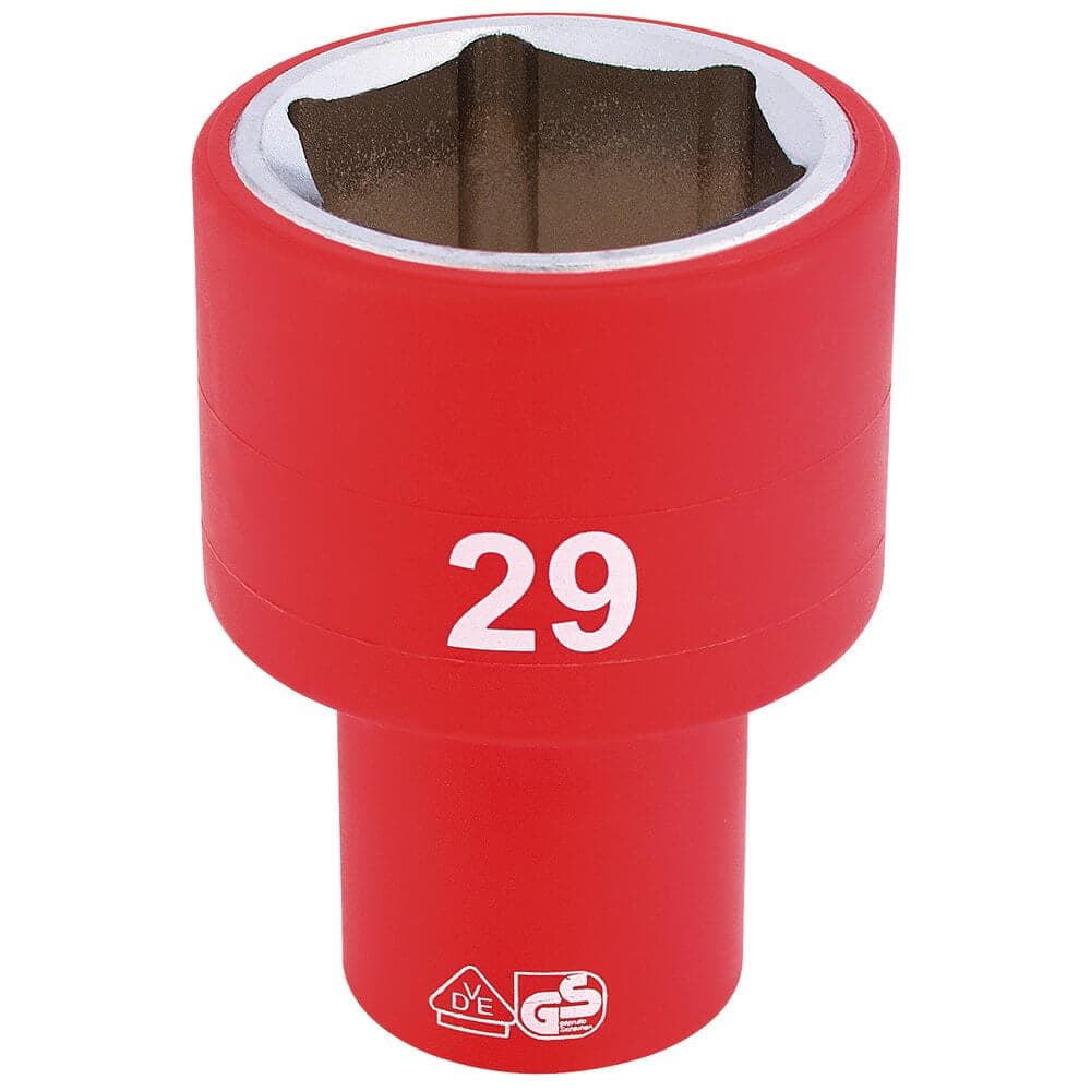 Draper Expert 31988 Fully Insulated Vde Socket 1/2in Sq. Dr. 29Mm each